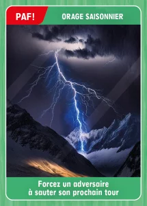 Orage saisonnier