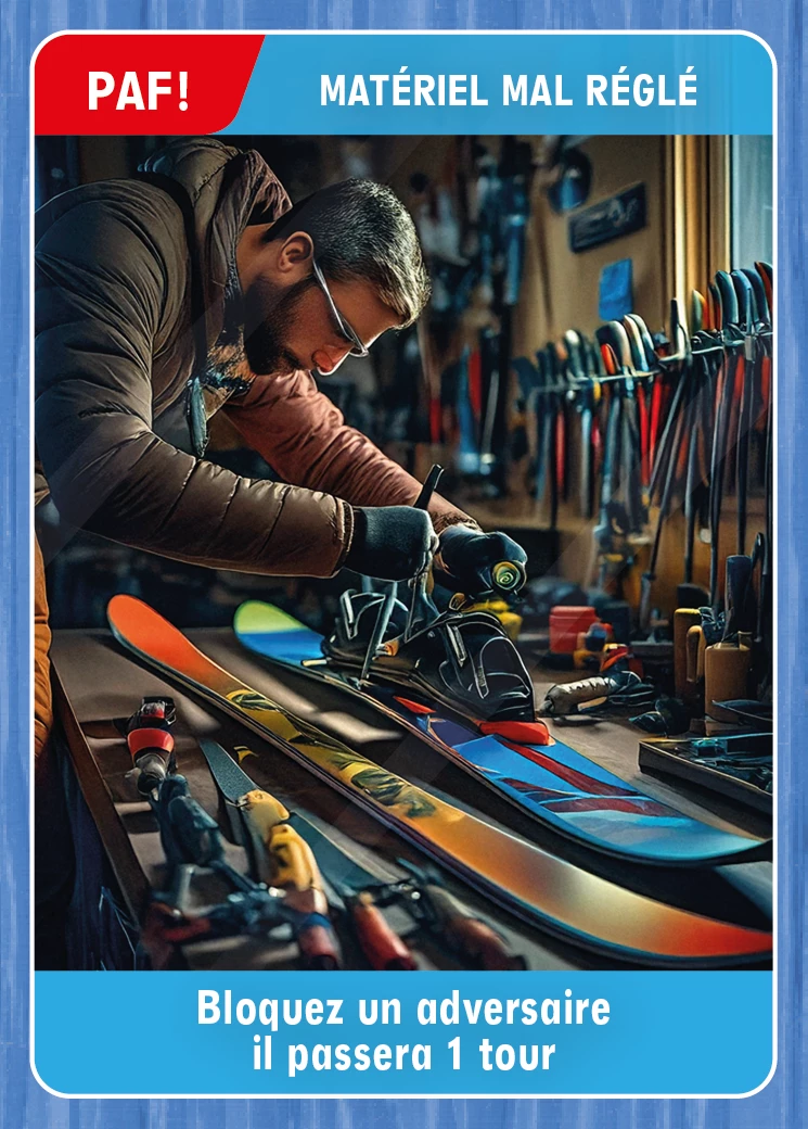 Matériel mal réglé