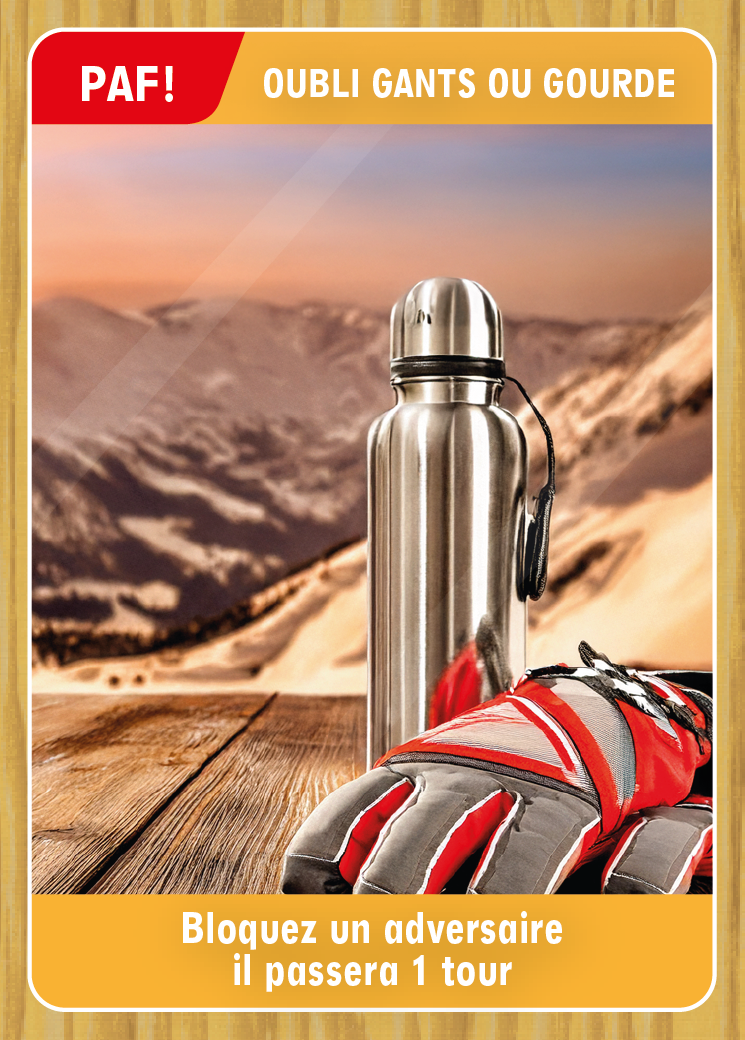 Oubli gants ou gourde